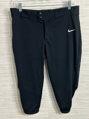 NWT Nike Women’s Vapor Select 3/4 Length Softball Knicker Pants Black Size Large